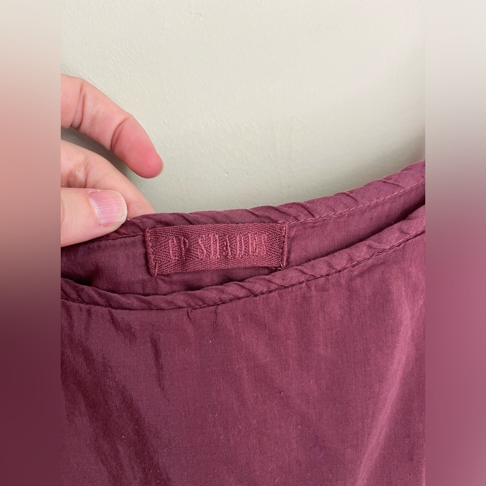 CP SHADES mauve cotton silk sundress - Picture 3 of 14
